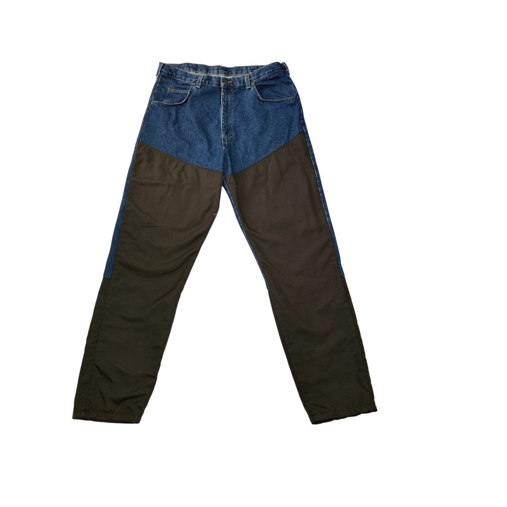 Wrangler Pro Gear NWOT Brush Cutter Canvas Hunting Denim Jeans 38 X 34 Fit 36